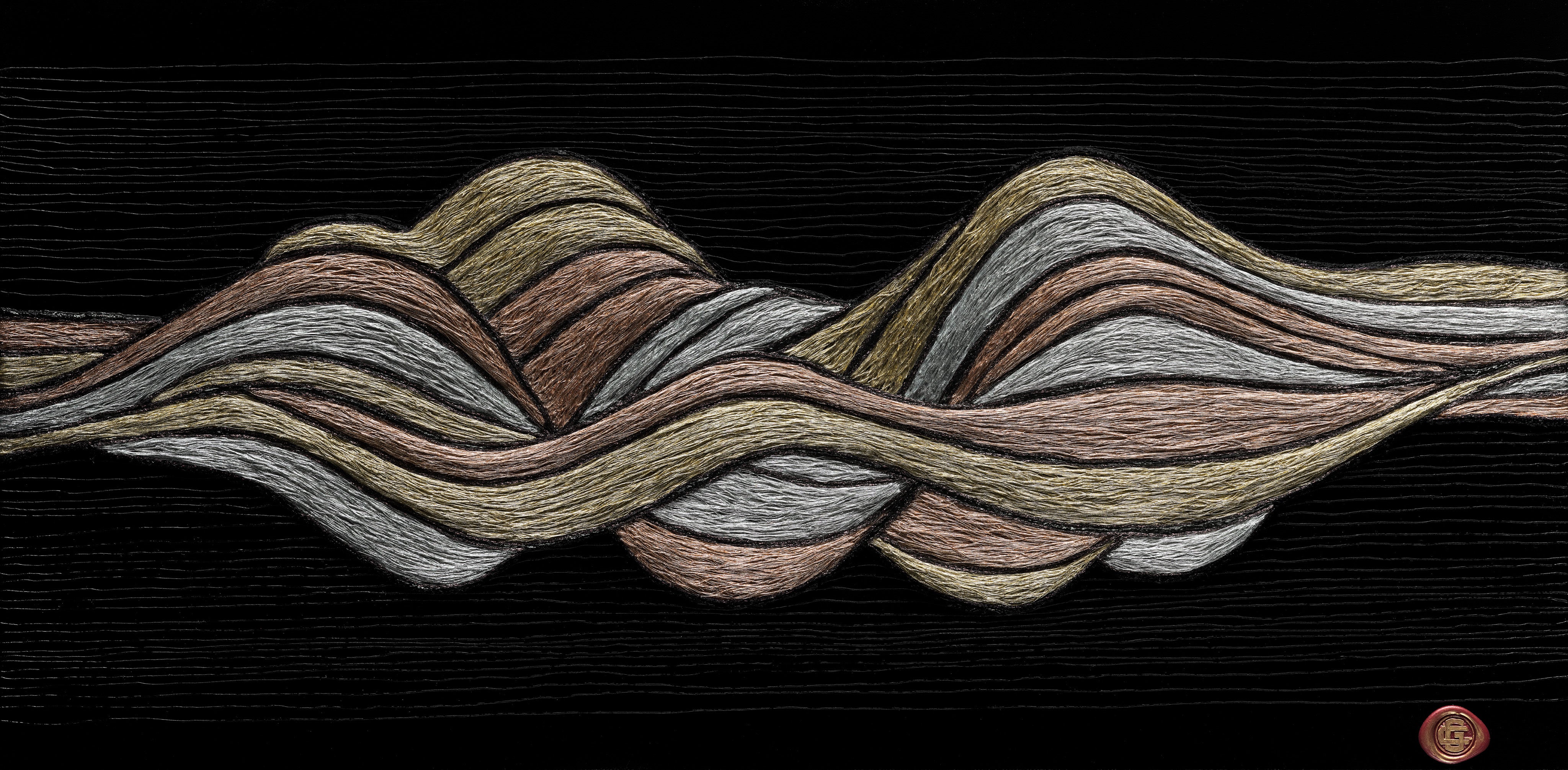 Essenza Intrecciata – Limited Edition Canvas Art by Giuseppe Canu